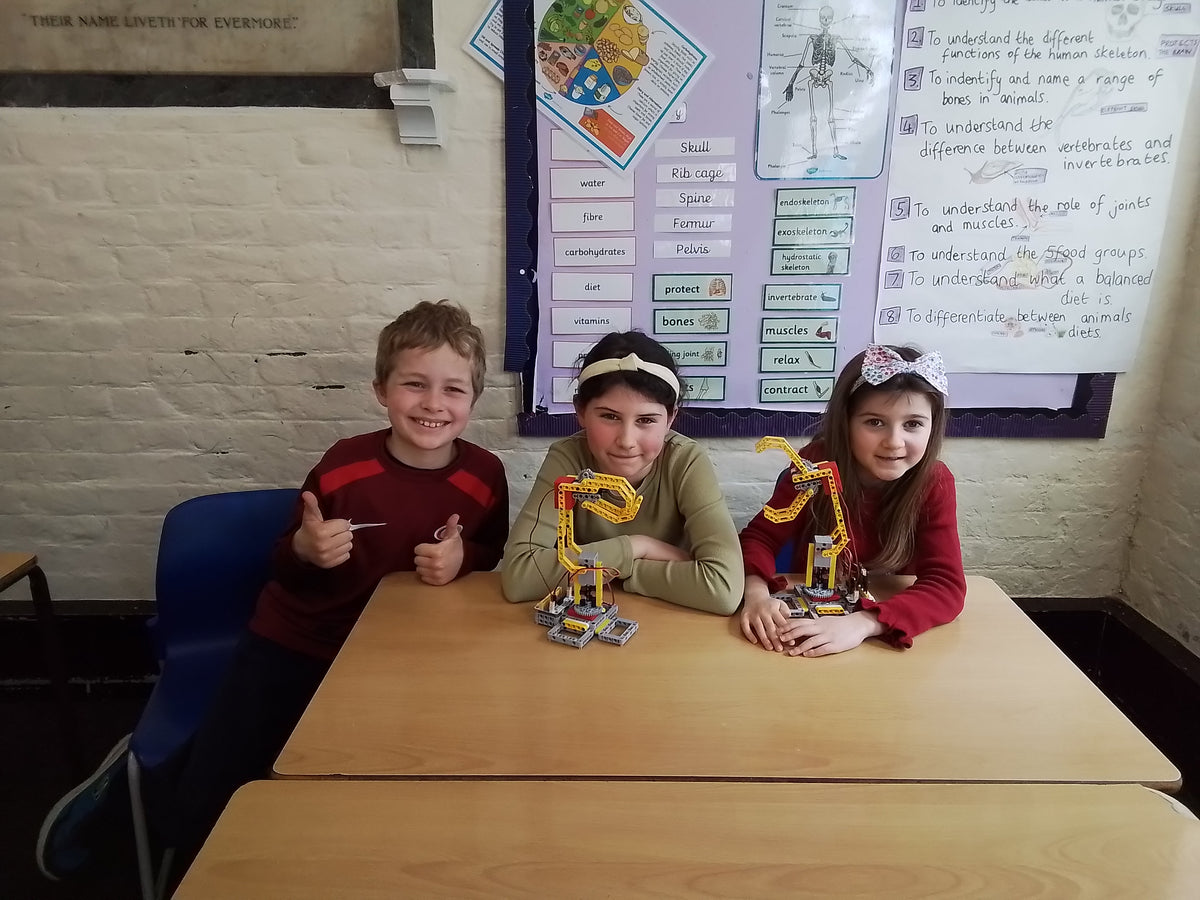 Children building and coding robots at BetaGen's holiday coding camp in Hampstead